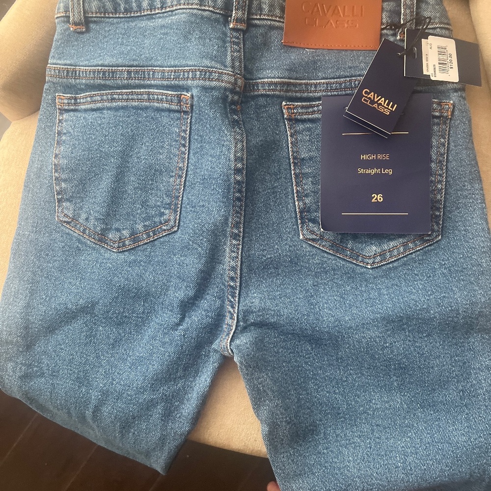 Jeans new tags on